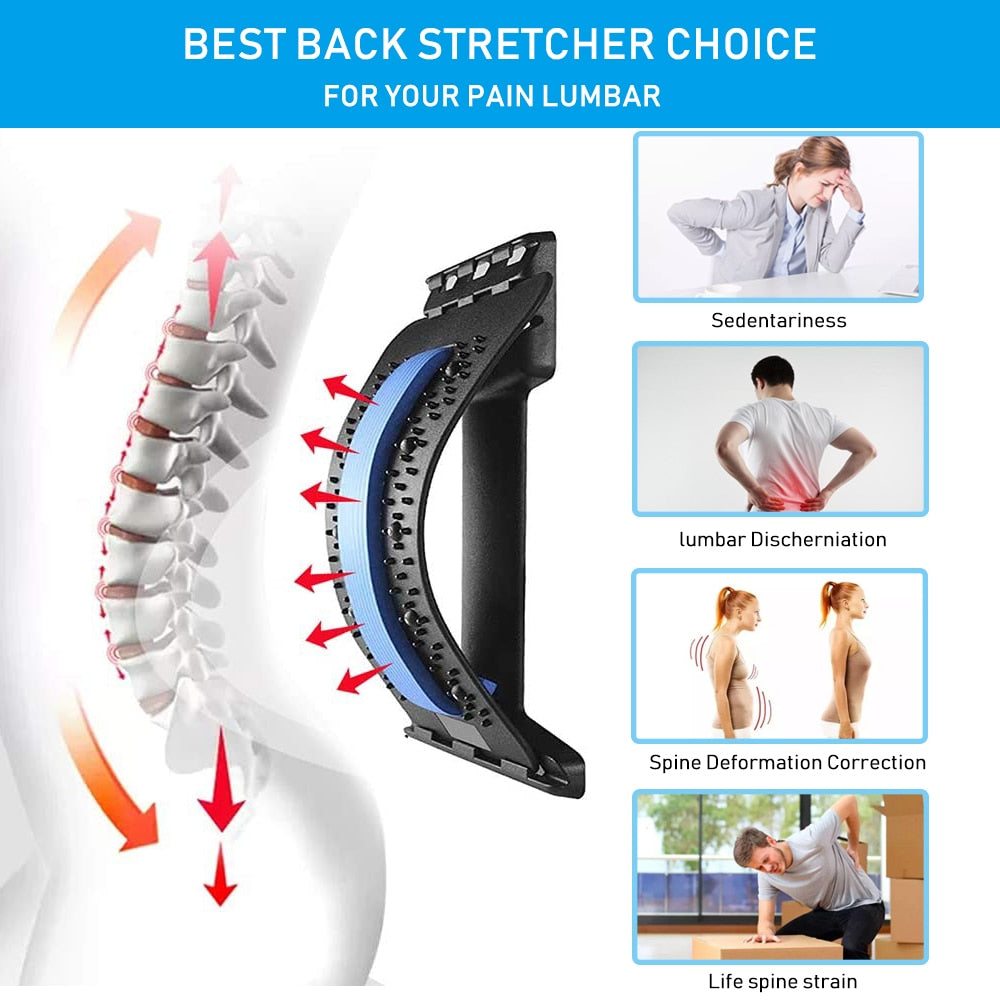 Pain Relief Back Spine Massager/Stretcher