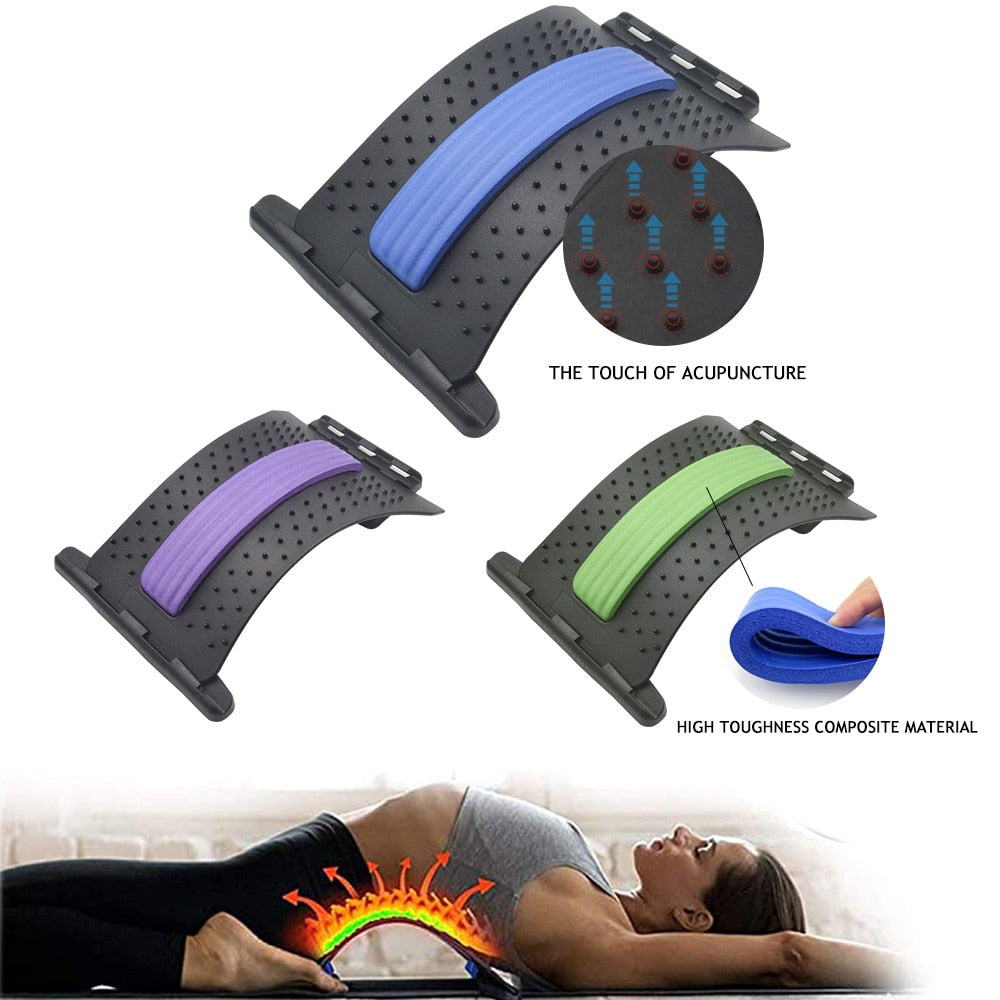 Pain Relief Back Spine Massager/Stretcher