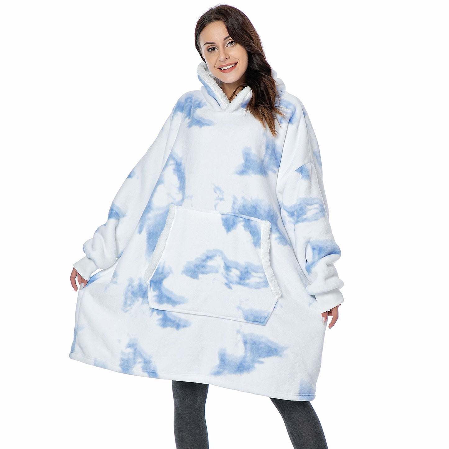 Oversized Hoodie Blanket with Sleeves