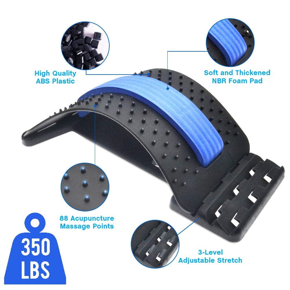 Pain Relief Back Spine Massager/Stretcher