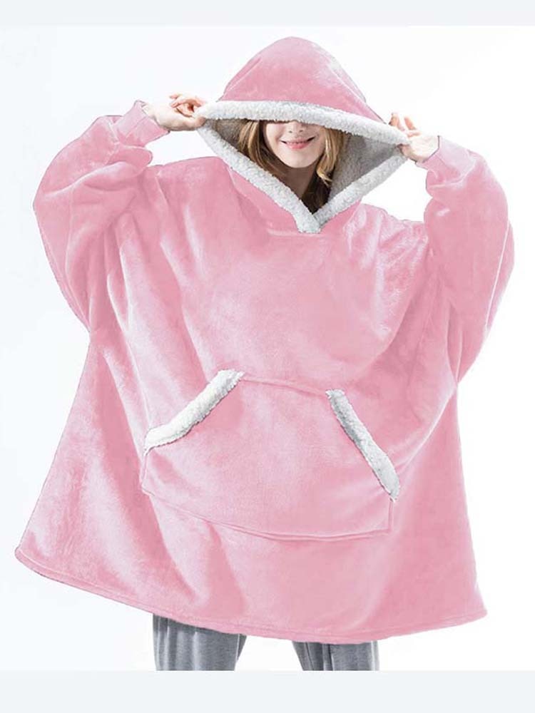 Oversized Hoodie Blanket with Sleeves