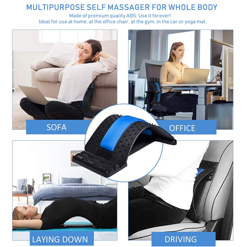 Pain Relief Back Spine Massager/Stretcher