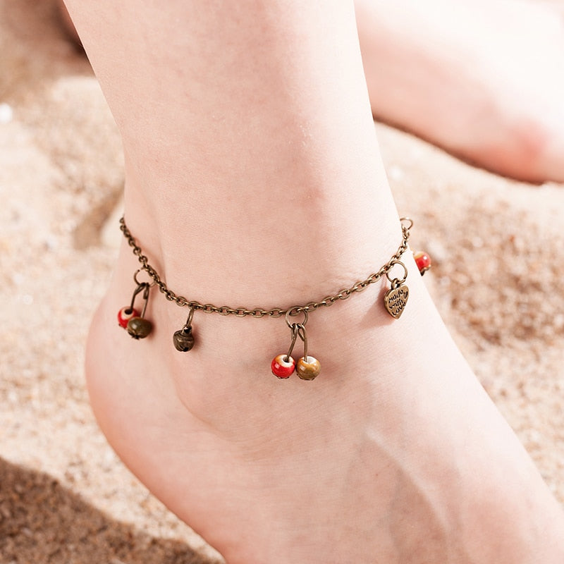 imitation fruit Women anklet bracelet