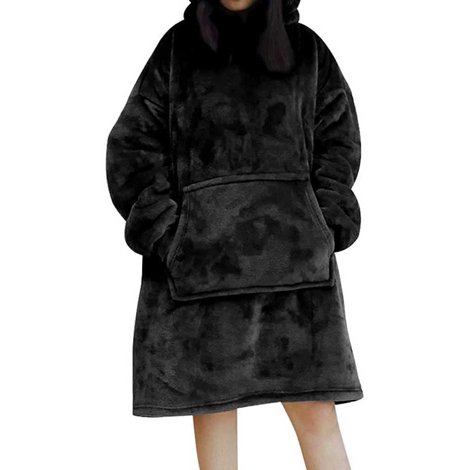 Oversized Hoodie Blanket with Sleeves