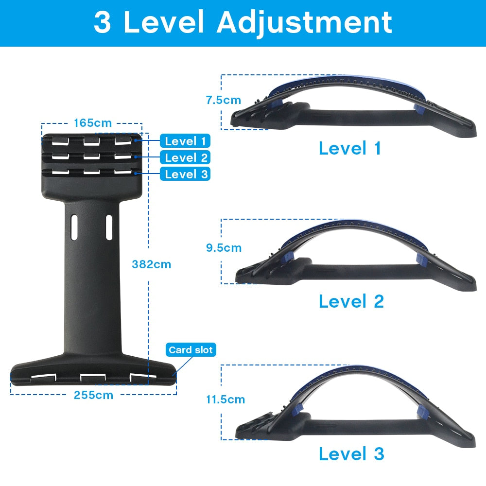 Pain Relief Back Spine Massager/Stretcher