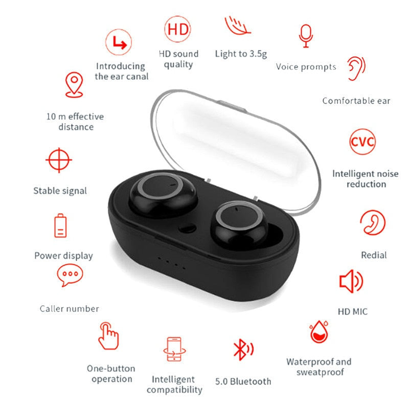 New Bluetooth Wireless Earbuds